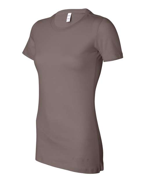 BELLA + CANVAS Women's Slim Fit Tee 6004 - Pebble Brown