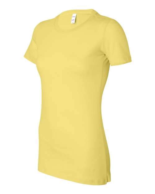 BELLA + CANVAS Women's Slim Fit Tee 6004 - Yellow