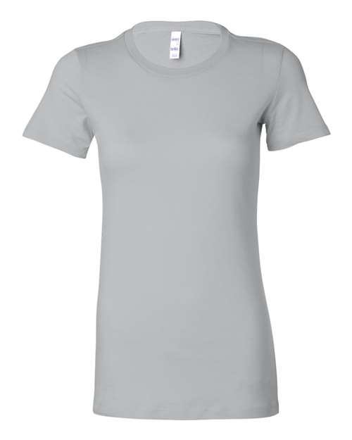 BELLA + CANVAS Women's Slim Fit Tee 6004 - Silver