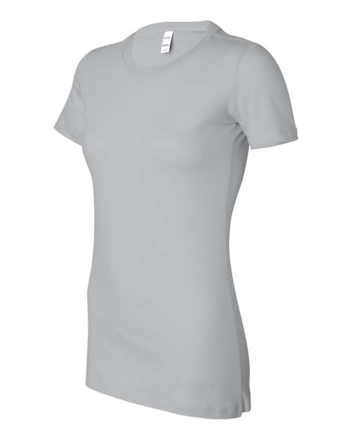 BELLA + CANVAS Women's Slim Fit Tee 6004 - Silver
