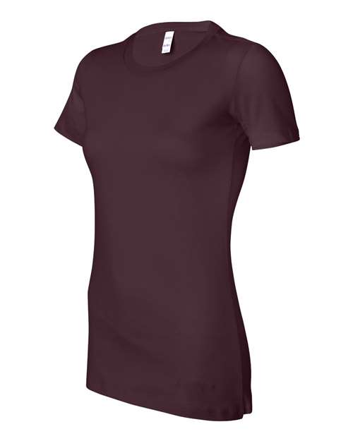 BELLA + CANVAS Women's Slim Fit Tee 6004 - Plum