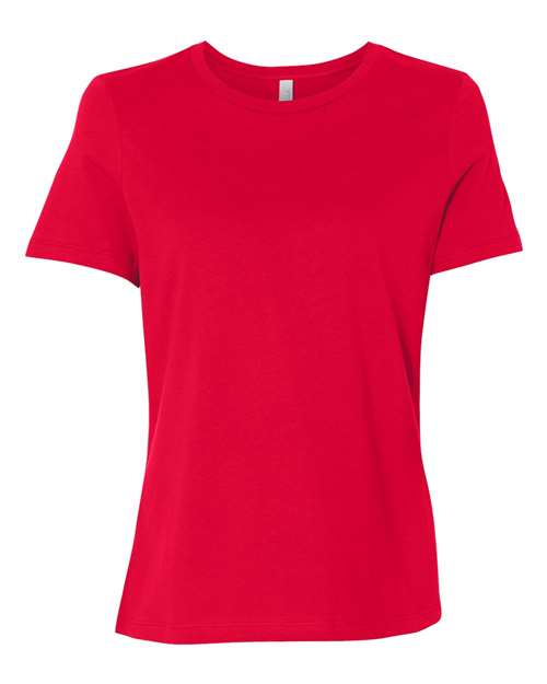 BELLA + CANVAS Women’s Relaxed Jersey Tee 6400 - Red