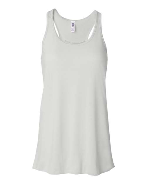 BELLA + CANVAS Women's Flowy Racerback Tank 8800 - White