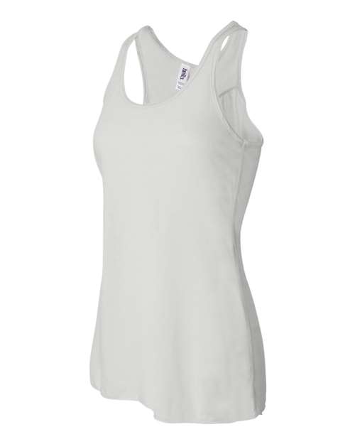 BELLA + CANVAS Women's Flowy Racerback Tank 8800 - White