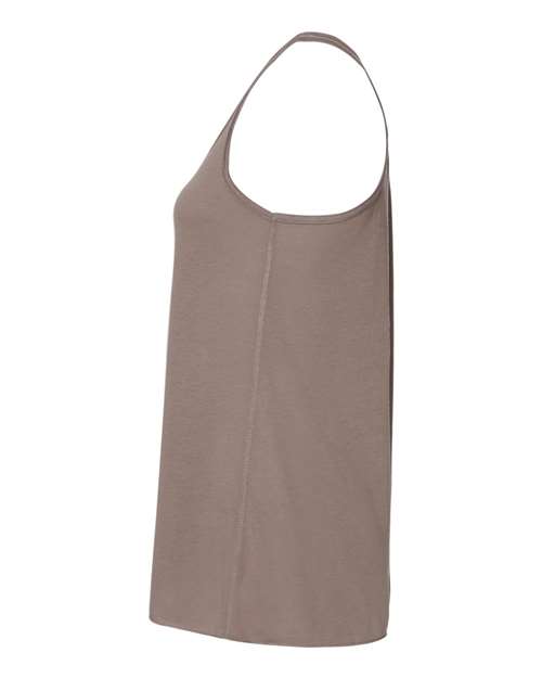 BELLA + CANVAS Women's Flowy Racerback Tank 8800 - Pebble Brown