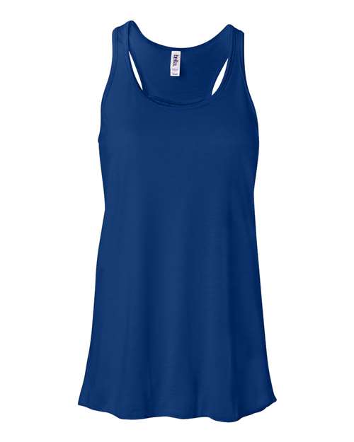 BELLA + CANVAS Women's Flowy Racerback Tank 8800 - True Royal