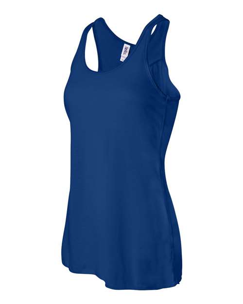 BELLA + CANVAS Women's Flowy Racerback Tank 8800 - True Royal