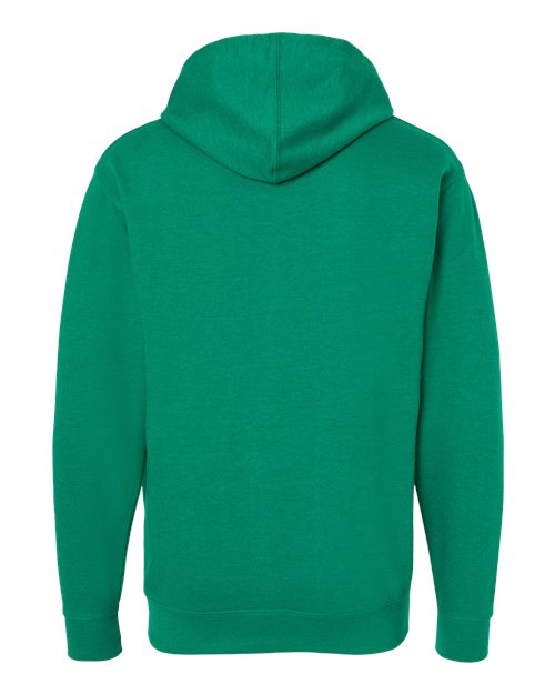 Independent Trading Co. Unisex Midweight Hooded Sweatshirt SS4500 - Kelly Green Heather