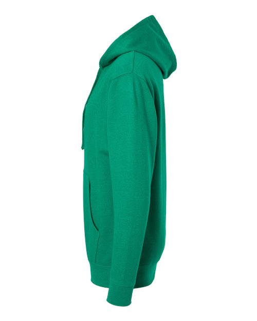 Independent Trading Co. Unisex Midweight Hooded Sweatshirt SS4500 - Kelly Green Heather