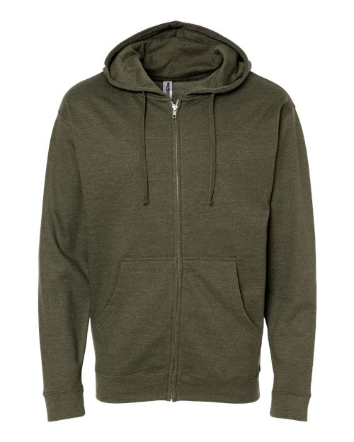 Independent Trading Co. Unisex Midweight Full-Zip Hooded Sweatshirt SS4500Z