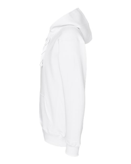 J. America Men's Sport Lace Hooded Sweatshirt 8830 - White