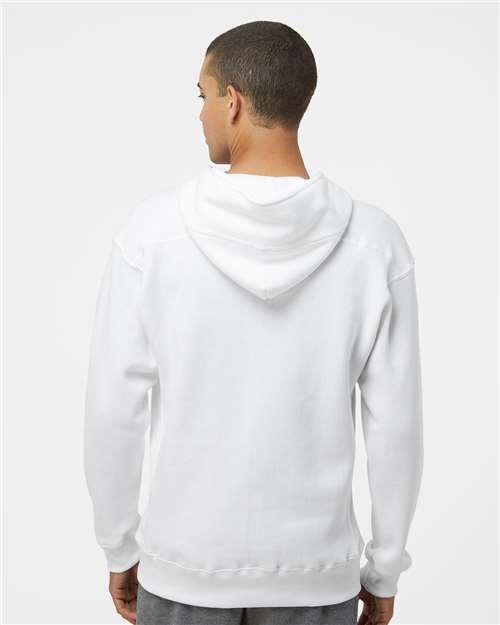 J. America Men's Sport Lace Hooded Sweatshirt 8830 - White