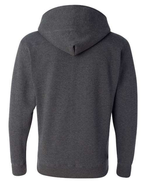 J. America Men's Sport Lace Hooded Sweatshirt 8830 - Charcoal Heather