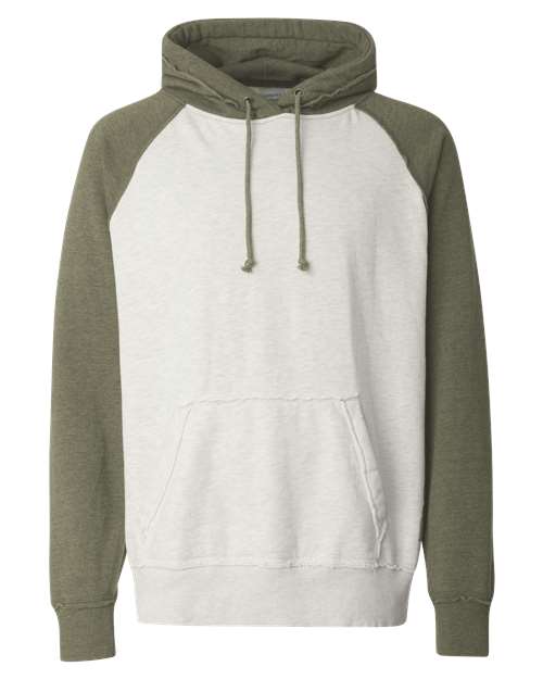 J. America Men's Vintage Heather Hooded Sweatshirt 8885