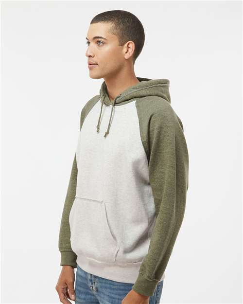 J. America Men's Vintage Heather Hooded Sweatshirt 8885