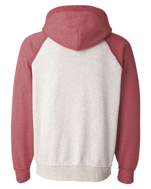 J. America Men's Vintage Heather Hooded Sweatshirt 8885