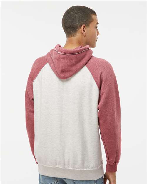J. America Men's Vintage Heather Hooded Sweatshirt 8885