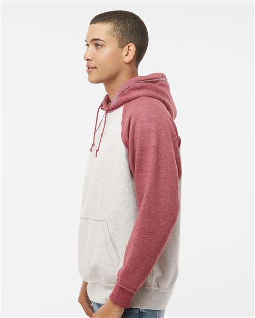 J. America Men's Vintage Heather Hooded Sweatshirt 8885