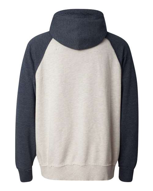 J. America Men's Vintage Heather Hooded Sweatshirt 8885