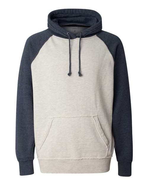 J. America Men's Vintage Heather Hooded Sweatshirt 8885