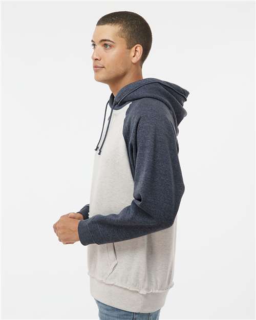 J. America Men's Vintage Heather Hooded Sweatshirt 8885