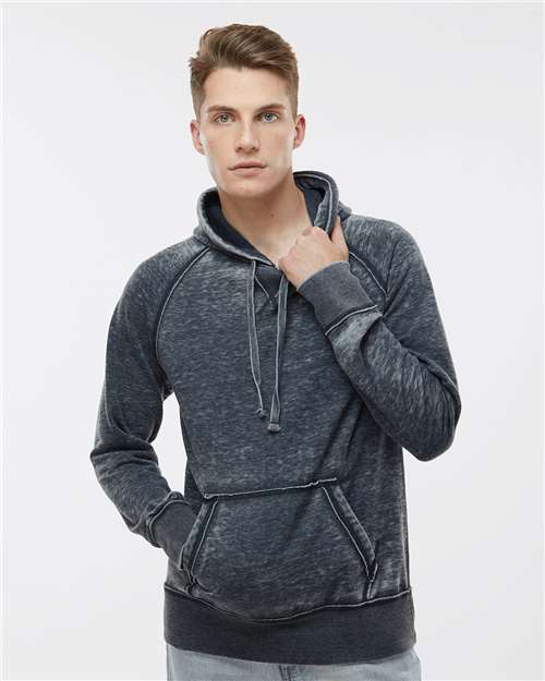 J. America Men's Vintage Zen Fleece Hooded Sweatshirt 8915
