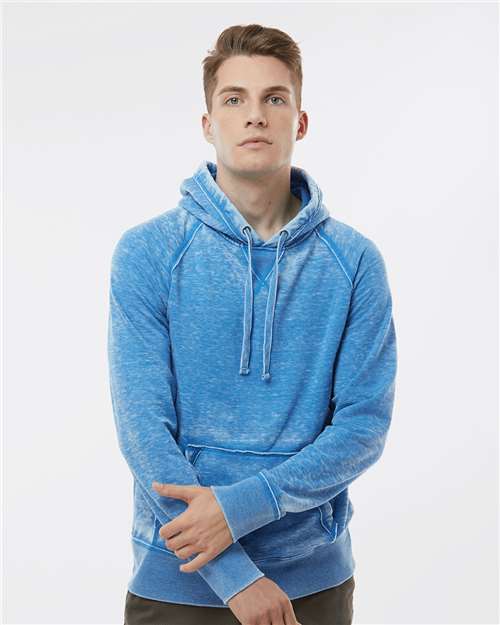 J. America Men's Vintage Zen Fleece Hooded Sweatshirt 8915