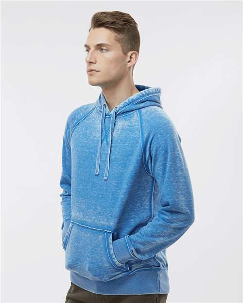 J. America Men's Vintage Zen Fleece Hooded Sweatshirt 8915