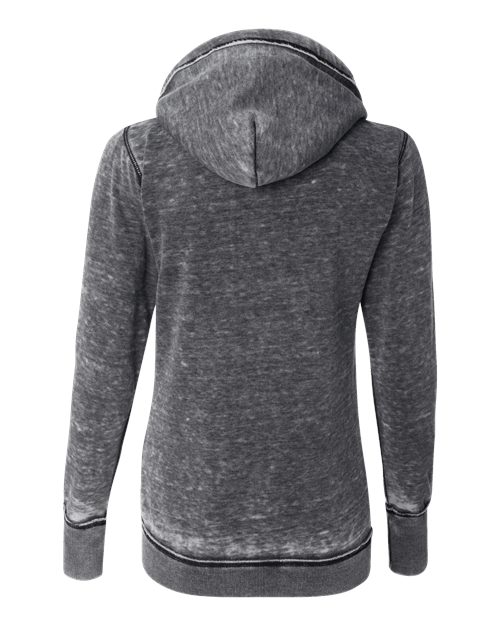 J. America Women's Zen Fleece Full-Zip Hooded Sweatshirt 8913