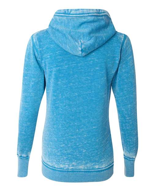 J. America Women's Zen Fleece Full-Zip Hooded Sweatshirt 8913