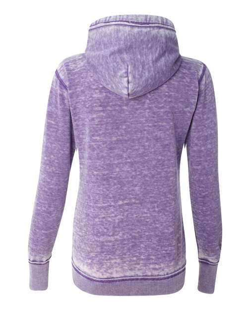 J. America Women's Zen Fleece Full-Zip Hooded Sweatshirt 8913