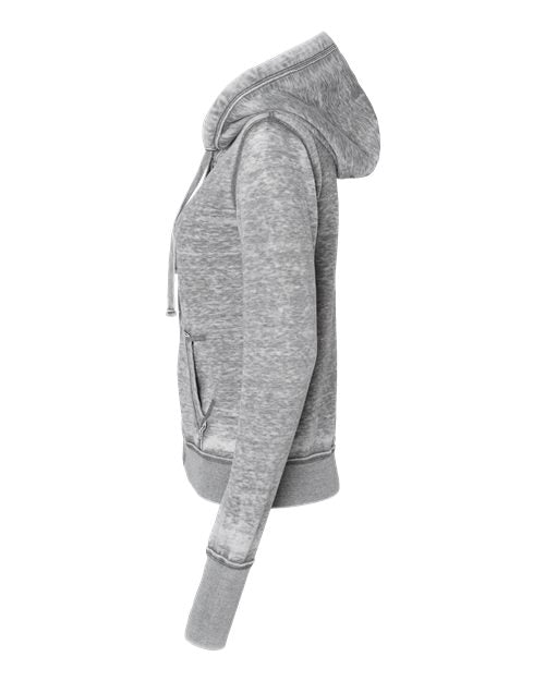 J. America Women's Zen Fleece Full-Zip Hooded Sweatshirt 8913