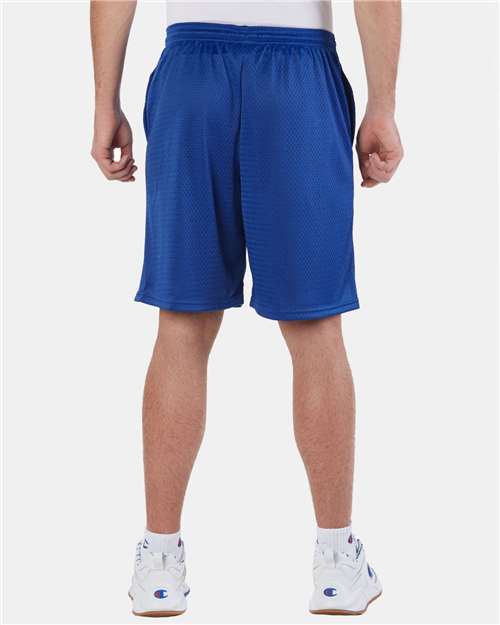 Champion Unisex Polyester Mesh 9" Shorts with Pockets S162