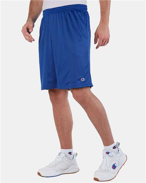 Champion Unisex Polyester Mesh 9" Shorts with Pockets S162