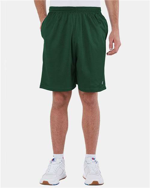 Champion Unisex Polyester Mesh 9" Shorts with Pockets S162