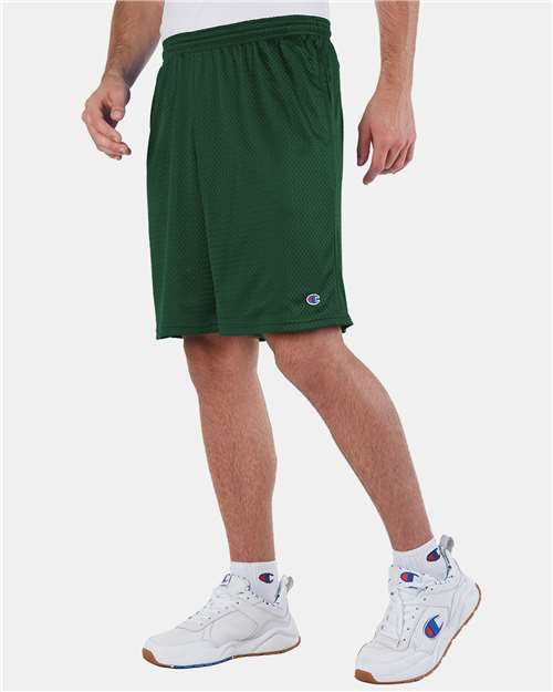 Champion Unisex Polyester Mesh 9" Shorts with Pockets S162