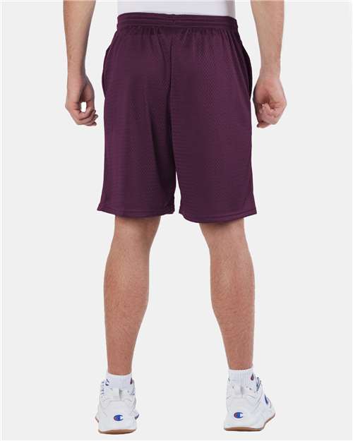 Champion Unisex Polyester Mesh 9" Shorts with Pockets S162