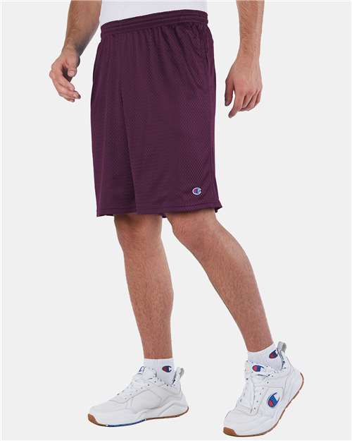 Champion Unisex Polyester Mesh 9" Shorts with Pockets S162