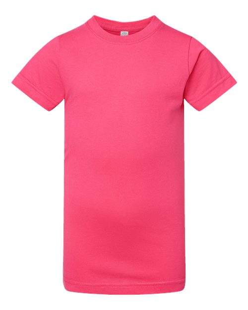 LAT Girls' Fine Jersey Tee 2616 - Hot Pink