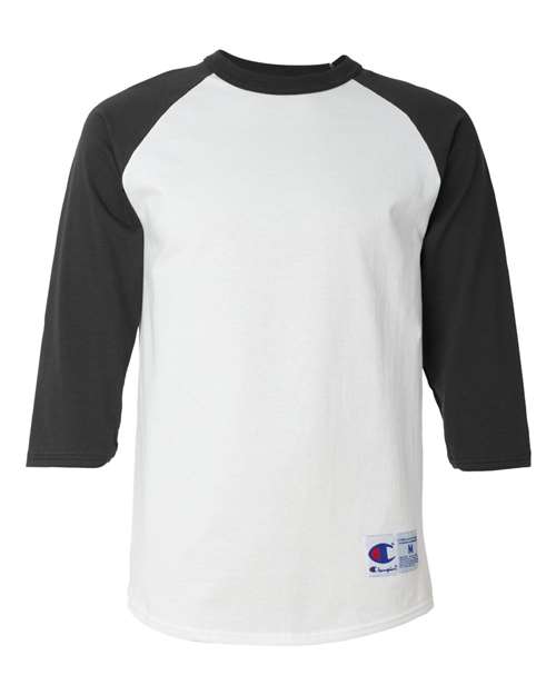 Champion Unisex Raglan Sleeve Baseball T-Shirt T137