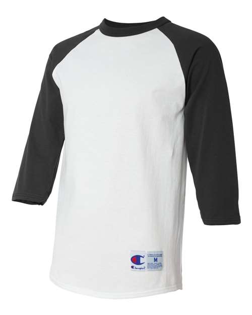 Champion Unisex Raglan Sleeve Baseball T-Shirt T137