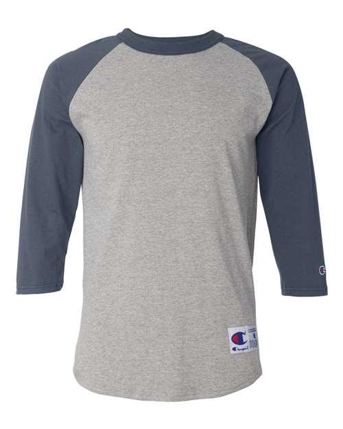 Champion Unisex Raglan Sleeve Baseball T-Shirt T137