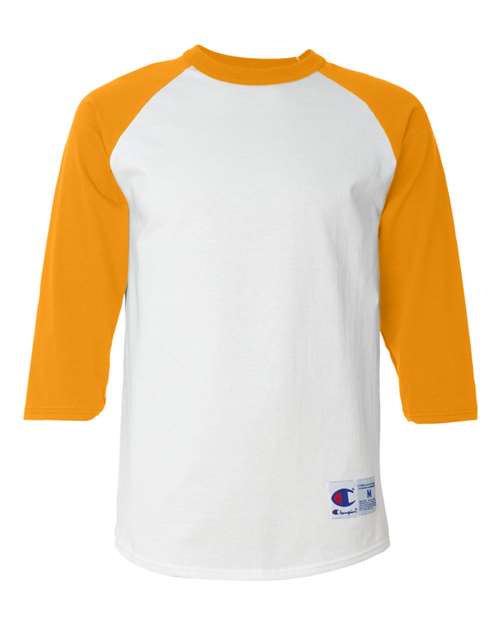 Champion Unisex Raglan Sleeve Baseball T-Shirt T137