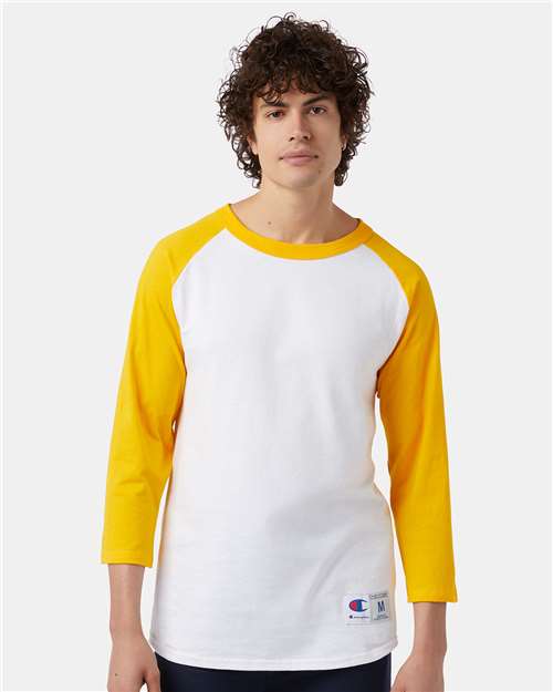 Champion Unisex Raglan Sleeve Baseball T-Shirt T137