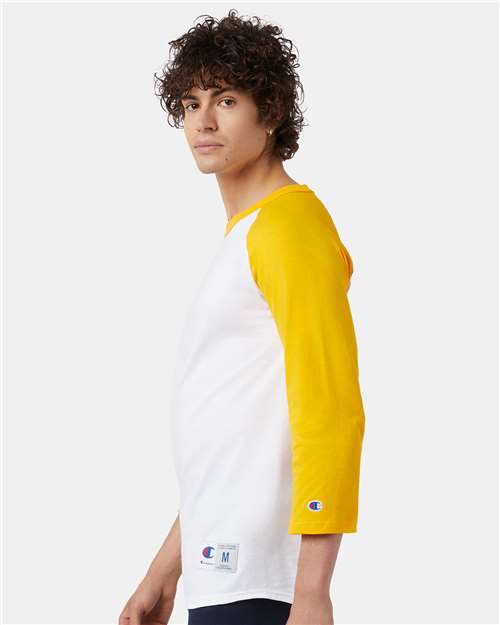 Champion Unisex Raglan Sleeve Baseball T-Shirt T137