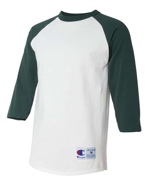 Champion Unisex Raglan Sleeve Baseball T-Shirt T137