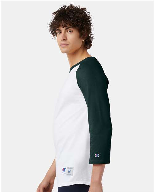 Champion Unisex Raglan Sleeve Baseball T-Shirt T137