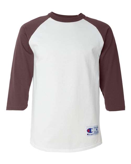 Champion Unisex Raglan Sleeve Baseball T-Shirt T137