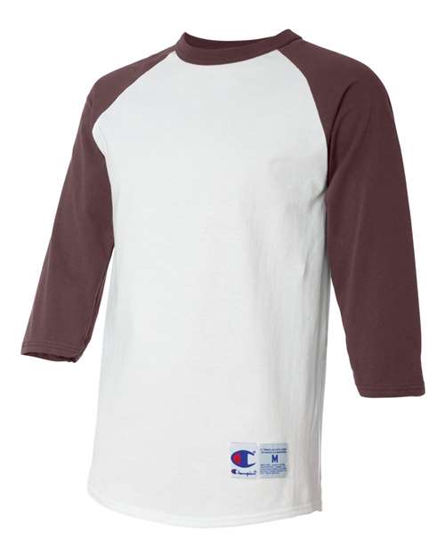 Champion Unisex Raglan Sleeve Baseball T-Shirt T137