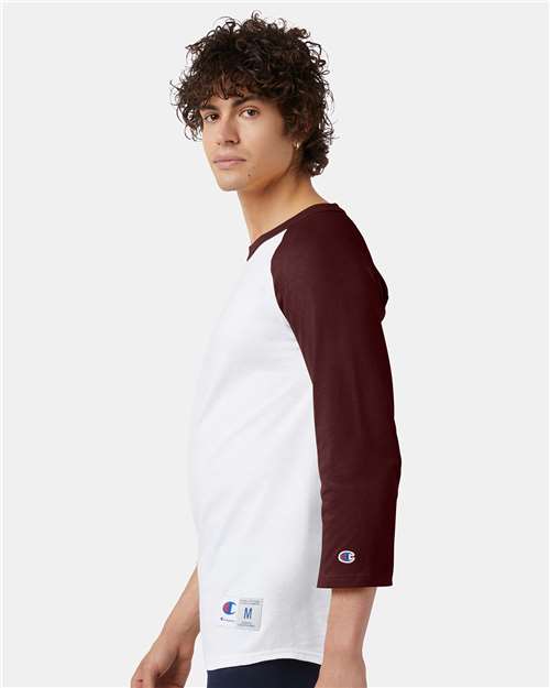 Champion Unisex Raglan Sleeve Baseball T-Shirt T137